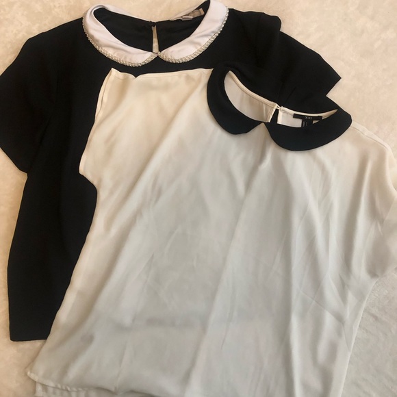 Forever 2 Peter Pan Collar Blouses 